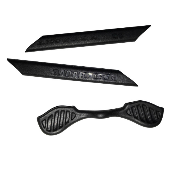 HKUCO Black Replacement Silicone Leg Set For Oakley Radarlock Sunglasses Earsocks Rubber Kit