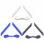 HKUCO Blue/Grey/White Replacement Silicone Leg Set For Oakley Radarlock Sunglasses Earsocks Rubber Kit