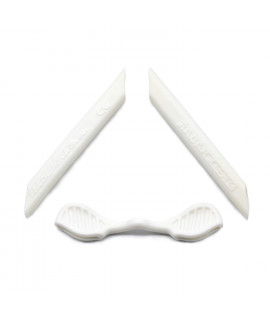 HKUCO White Replacement Silicone Leg Set For Oakley Radarlock Sunglasses Earsocks Rubber Kit