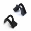 HKUCO Black And Dark Grey 2 pairs Replacement Silicone Nose Pads For Oakley M Frame Series Earsocks