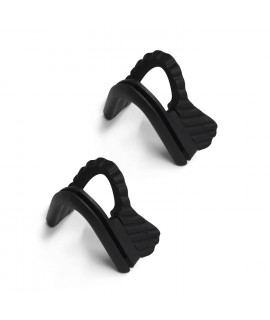 HKUCO 2 pairs of Black Replacement Silicone Nose Pads For Oakley M Frame Series Earsocks