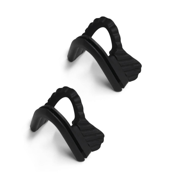 HKUCO 2 pairs of Black Replacement Silicone Nose Pads For Oakley M Frame Series Earsocks