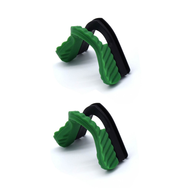 HKUCO 2 pairs of Green Replacement Silicone Nose Pads For Oakley M Frame Series Earsocks