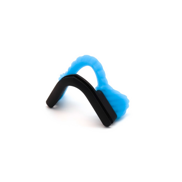 HKUCO 2 Pairs Light Blue Compatible/Replacement Silicone Nose Pads For Oakley M Frame Series Earsocks