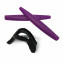 HKUCO Purple Replacement Silicone Leg Nose Pads For Oakley M Frame Series Earsocks Rubber Kit