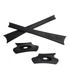 HKUCO Black Replacement Rubber Kit For Oakley Flak Jacket /Flak Jacket XLJ  Sunglass Earsocks  