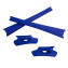 HKUCO Dark Blue Replacement Rubber Kit For Oakley Flak Jacket /Flak Jacket XLJ  Sunglass Earsocks  