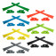 HKUCO Green/Yellow/Orange/Blue/Light Green/Grey/Black Replacement Rubber Kit For Oakley Flak Jacket /Flak Jacket XLJ  Sunglass Earsocks  