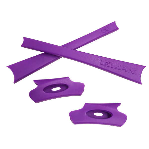 HKUCO Purple Replacement Rubber Kit For Oakley Flak Jacket /Flak Jacket XLJ  Sunglass Earsocks  