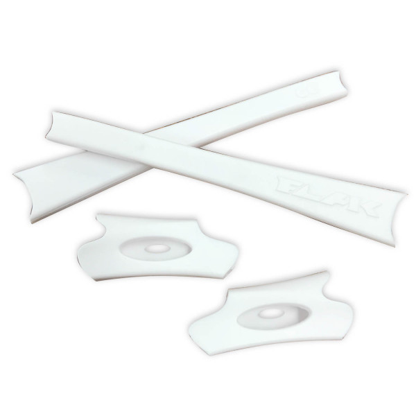 HKUCO White Replacement Rubber Kit For Oakley Flak Jacket /Flak Jacket XLJ  Sunglass Earsocks  