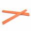 HKUCO Orange Replacement Silicone Leg Set For Oakley Crosslink Pitch Sunglasses Earsocks Rubber Kit
