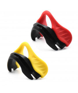 HKUCO Red/Yellow Replacement Silicone Nose Pads For Oakley EVZero Earsocks 2 pics