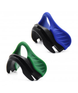HKUCO Blue/Green Replacement Silicone Nose Pads For Oakley EVZero OO9308 Earsocks 2 pics