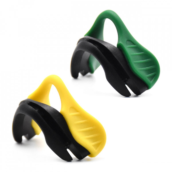 HKUCO Yellow/Green Replacement Silicone Nose Pads For Oakley EVZero OO9308 Earsocks 2 pics