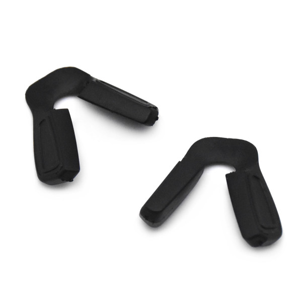 HKUCO Black Replacement Silicone Nose Pads 2 Pieces For Oakley Jawbreaker Earsocks
