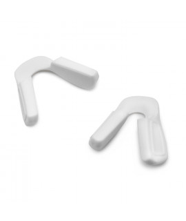 HKUCO White Replacement Silicone Nose Pads 2 Pieces For Oakley Jawbreaker Earsocks
