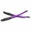 HKUCO Purple Rubber Replacement Transparent Black Frame Legs For Oakley Crosslink Sweep/Switch Glasses frame