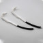 HKUCO Black Logo Replacement Glasses Legs For Oakley EVZero Sunglasses Frame