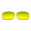 Hkuco Mens Replacement Lenses For Spy Optic Dirk Sunglasses 24K Gold Polarized