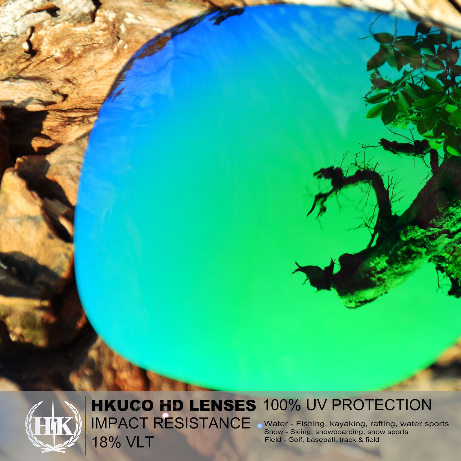 3 pair HKUCO Reinforce Replacement Lenses For Costa Brine 