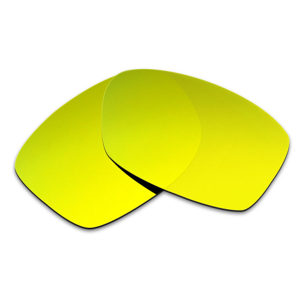 HKUCO 24K Gold Polarized Replacement Lenses For Oakley Jupiter Squared Sunglasses